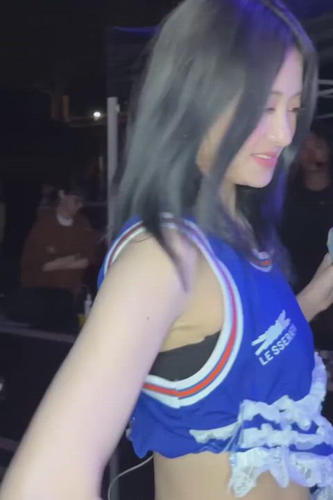 american armpit armpits asian bra korean sideboob kpop gif