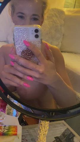 amateur blonde boobs teen tits gif
