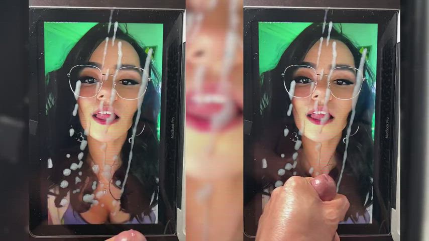 cock cumshot facial jerk off masturbating teen tribute r/tributeme gif