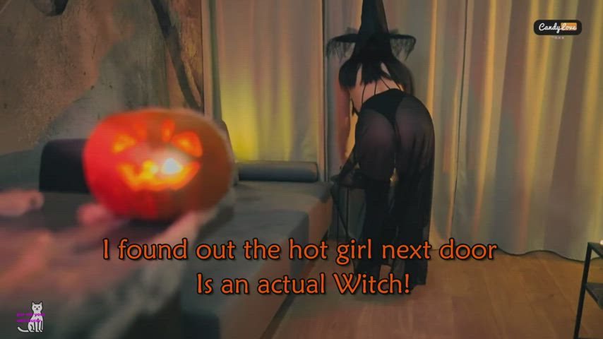 Happy Halloween from a Cumslut Witch!