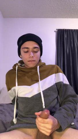20 years old gay masturbating twink gif