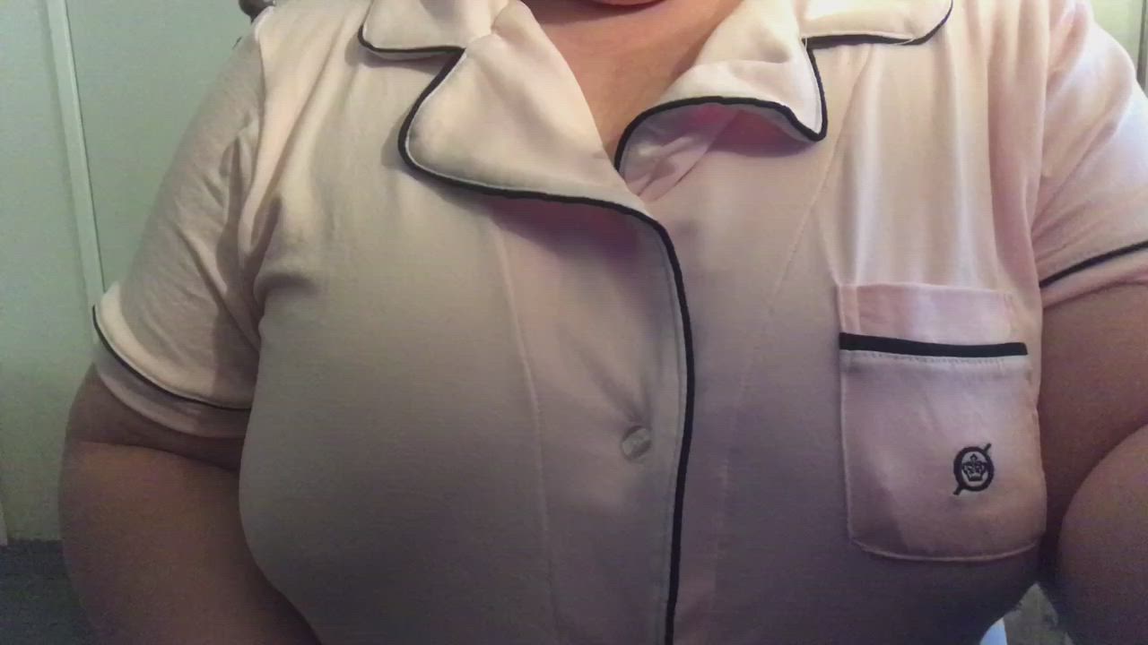 BBW Boobs Saggy Tits gif