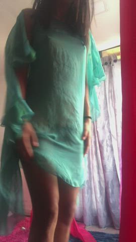 Barely Legal Cute Latina See Through Clothing Tease Teen gif