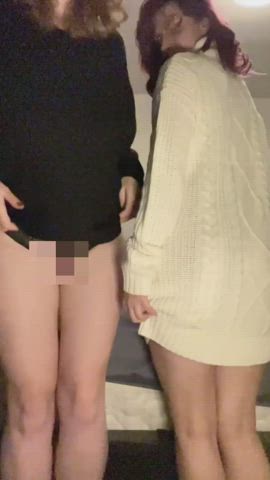 censored lingerie tease gif