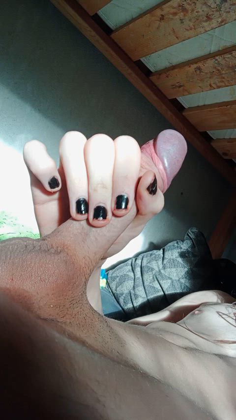 Watch me stroke that dick.