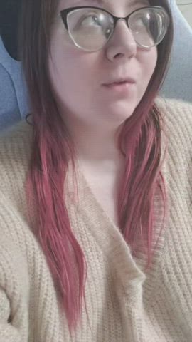 bbw natural tits redhead tits gif