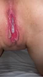 My girlfriend after I creampied her this morning