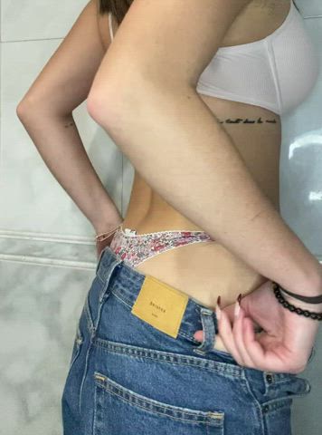 Do you like my floral thong?