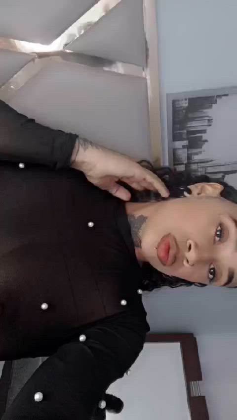 big tits curly hair dress ebony latina natural tits sexy tits gif
