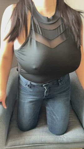 asian big tits boobs slow motion gif