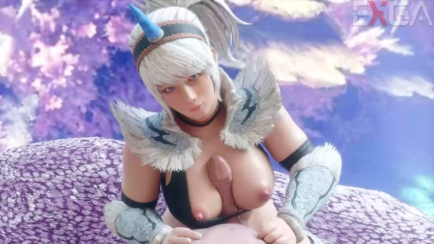 Animation Babe Hentai Titty Fuck gif