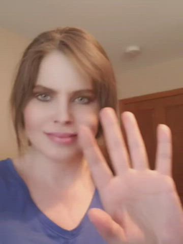 babe brunette redhead gif