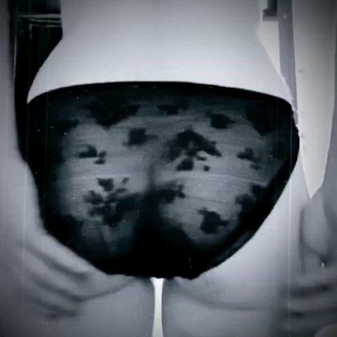 bubble butt panties spanking gif