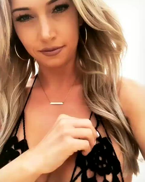 ass blonde tits gif
