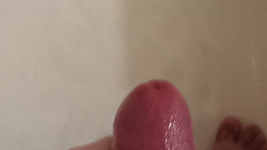 cock cum male masturbation penis shower gif