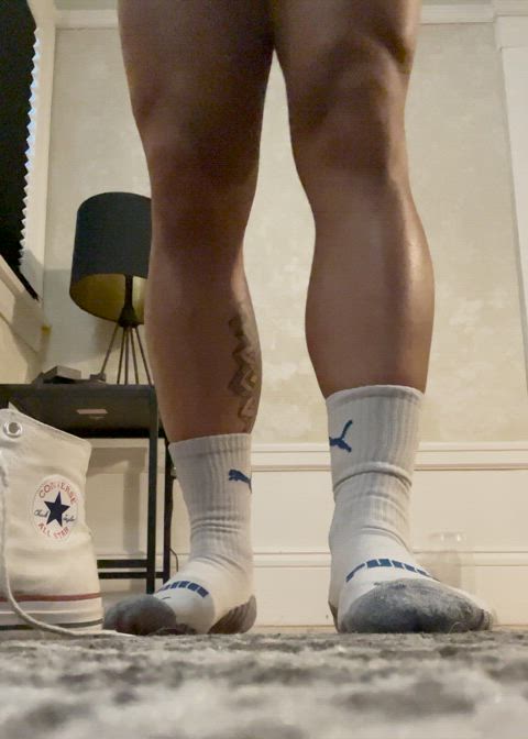 Been wearing these all day, want me to take them off and take a sniff?