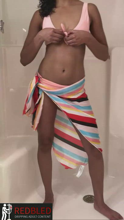 Amateur Cute Tease gif