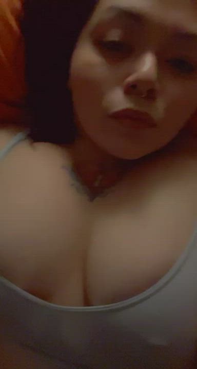 BBW Boobs Tease gif