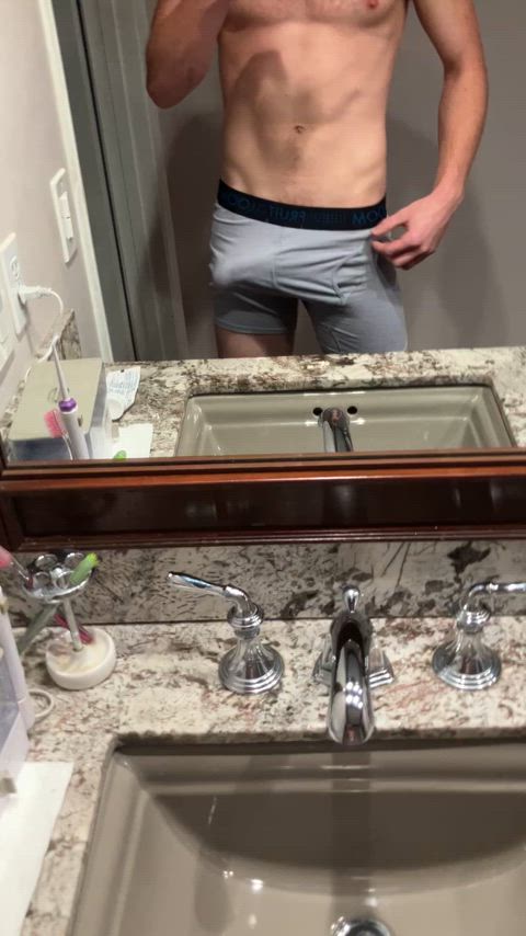 big dick bulge bulgexxl horny teen gif