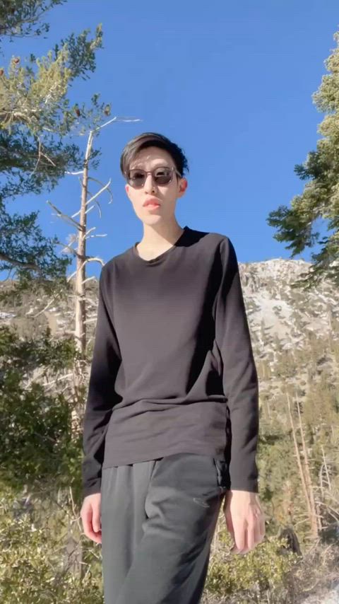 asian gay public solo teen twink r/caughtpublic gif