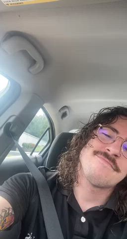 car outdoor selfie gif