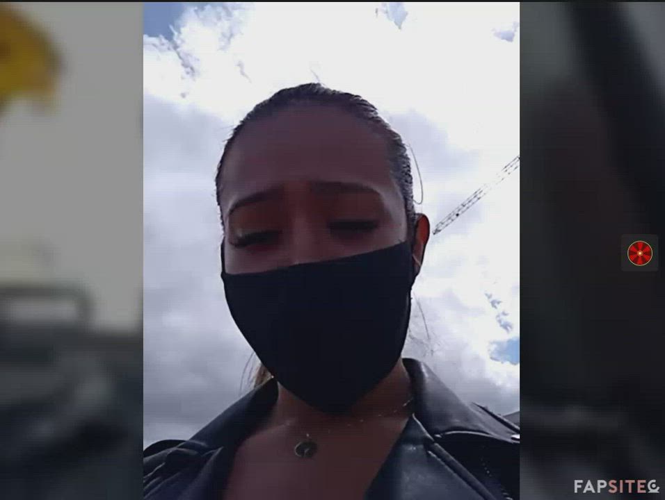 Blonde Cam Public gif
