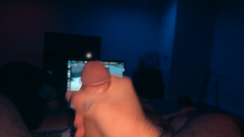 amateur cum cumshot cut cock huge load male masturbation onlyfans solo gif