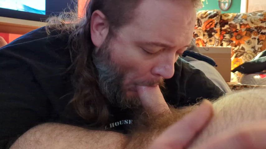 Bubba sucking Mister Moustache's hog before making out with him - cornfedMTdads