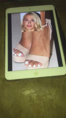 cum on feet cumshot feet fetish gif