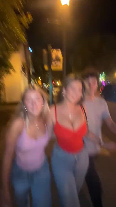big tits dance thot tiktok gif