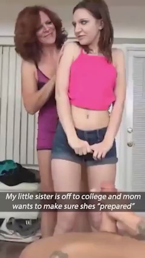 caption family mom sister fauxcest gif