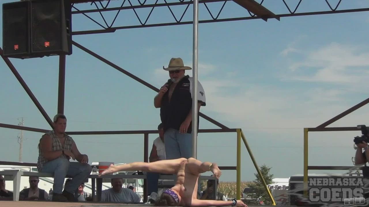 midwest biker rally strip show