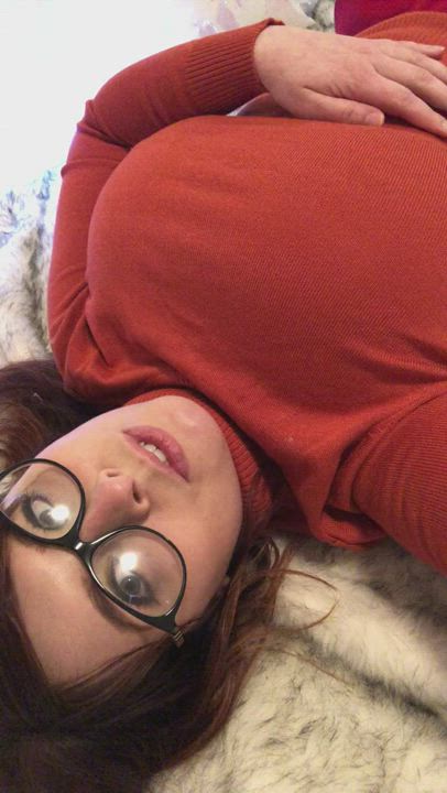 Big Tits Cosplay Glasses gif