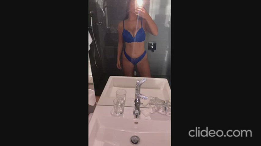 Amateur Compilation Lingerie Strip TikTok gif