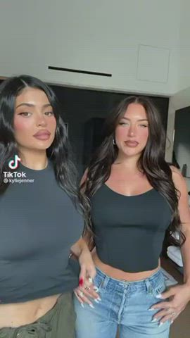 friends jeans kylie jenner gif