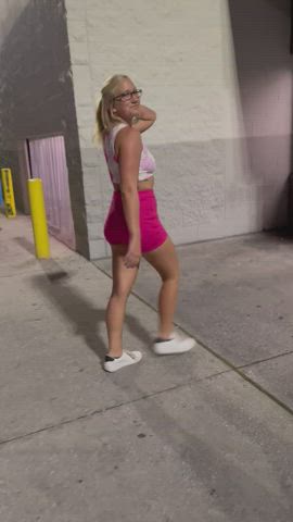 Would you want to fuck me if you saw me walking around a store like this? [video]
