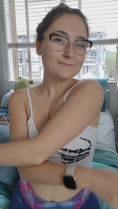 Boobs Cute Natural Titty Drop gif