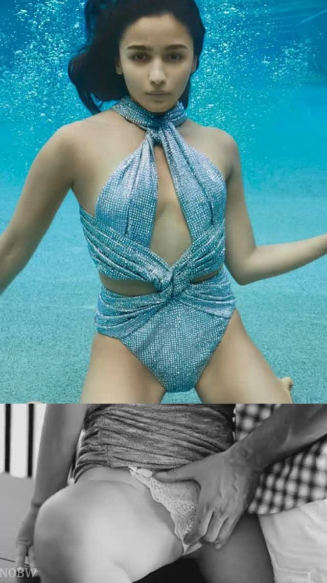 Alia Bhatt chut rubbing