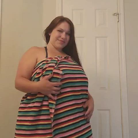 BBW Big Tits Booty Bra Panties Tits gif