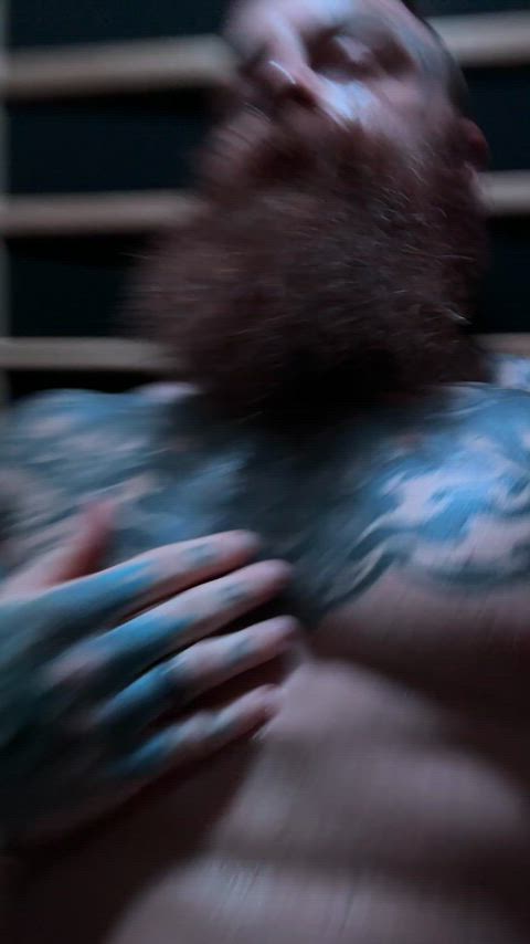 abs muscles nsfw solo flexing gif