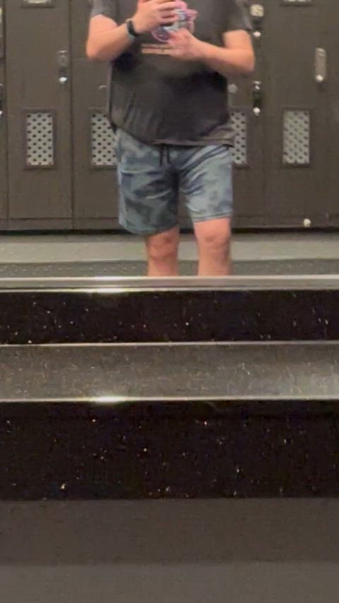 big dick geek gym gif