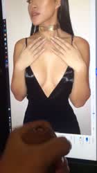 Julia Kelly cum tribute: shot ropes over her and made sure to cover her cute face