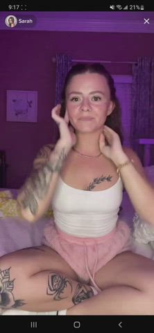 flashing nipple piercing tiktok gif