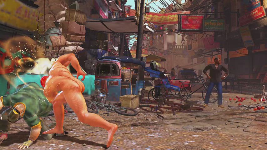 adult game muscles muscular girl gif