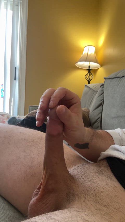 amateur bwc cock cock worship cum jerk off masturbating nsfw solo goon gif