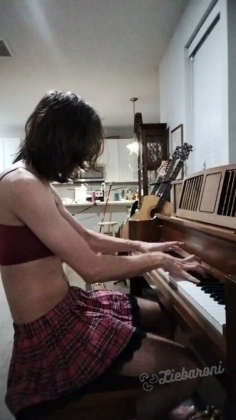 Just got back from hot piano school where people learn how to play piano and be hot!