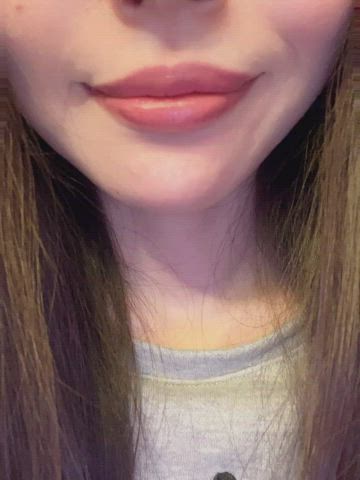 Cum on her Asian Lips as she says, "I Want You"