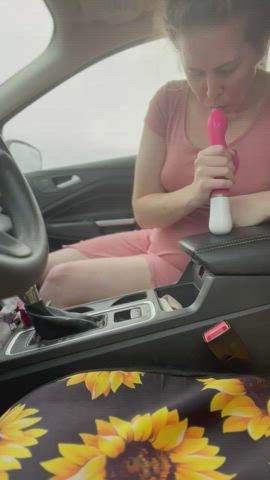 blowjob gagging spit gif