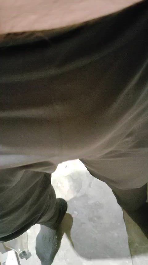 bulge male pants gif