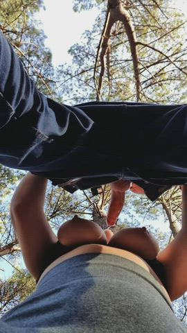 Outdoor snack, enjoy the POV [F30] [M31]